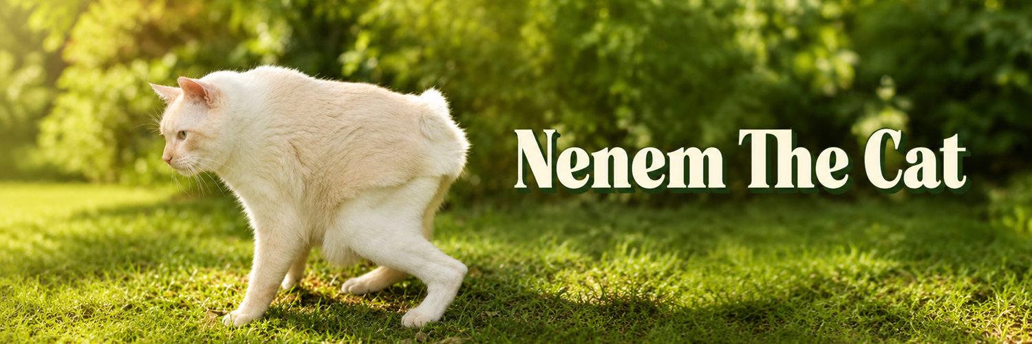 Nenem The Cat banner artwork